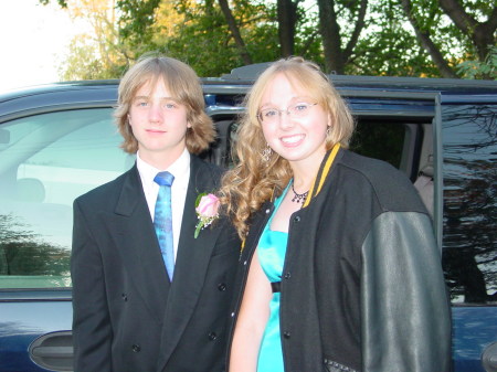 My daughter Hannah and her boyfriend Jim, Homecoming Fall 2006