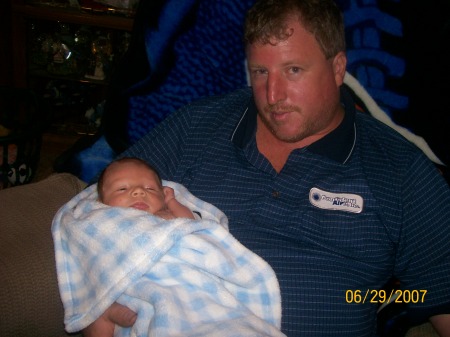 Me and my grandson, Aiden Tulley