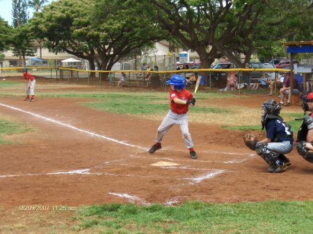 Jacob  up at bat!