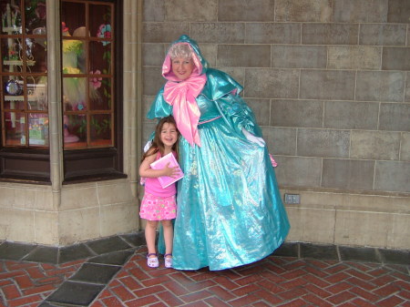 My Grand Daughter at Disney