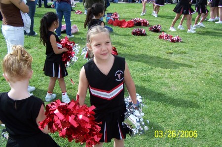 Mariah cheerleading