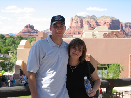 Guy & I at a jazz festival in Sedona.