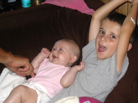 My daughter Jordan and Nephew Cody