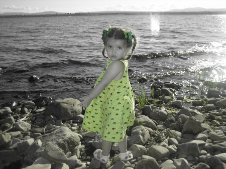 Elizabeth at Lake Champlain summer 2007