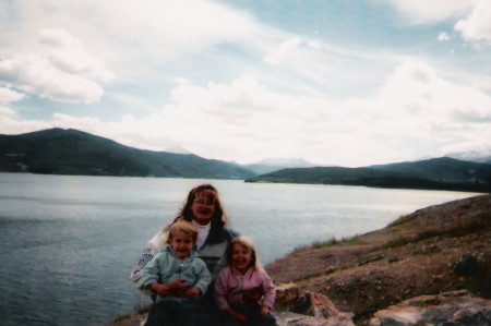 the girls at Lake Dillon, CO