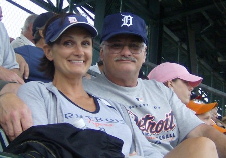 Me and My Dad at the Tigers game 6/08