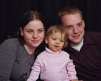 Matthew, his fiance Annie and her daughter Lexie (she'll be my grandbaby!!!)