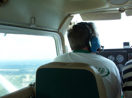 A favorite pastime - my husband is a private pilot