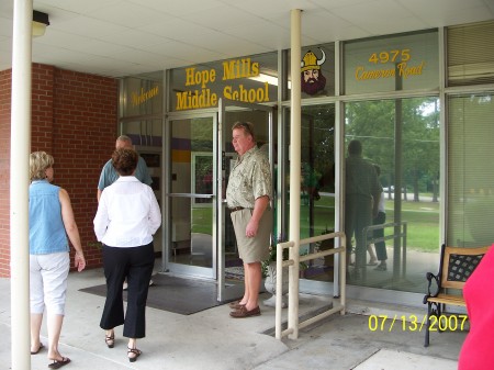 The 'greeters'.