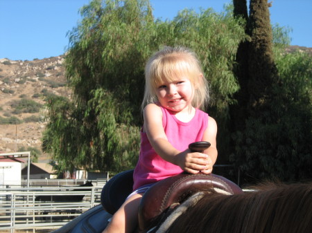 The Princess Riding Elliott