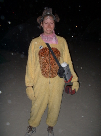 Bear Suit in the Desert