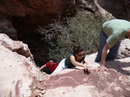 Roy, Patricia, and I Climbing