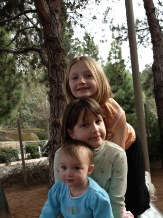 My girls at the San Diego Zoo