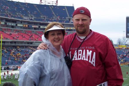 Me & my husband Rod at the Music City Bowl