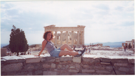 Mel at the Parthenon!