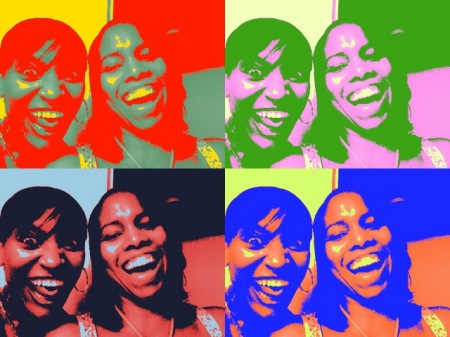 Keisha & Choosey Warhol style