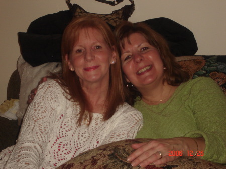 Me and sister Mary-class of '77 (left)