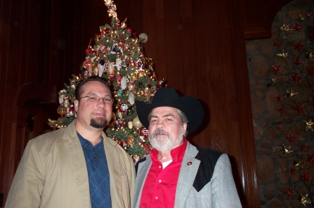 Dad and myself at Granny Jo's Dec 2007