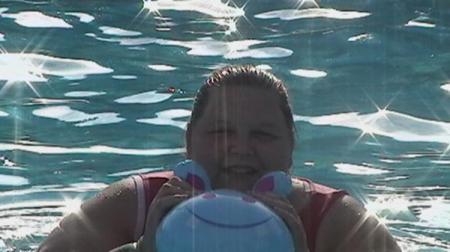 Me swimming