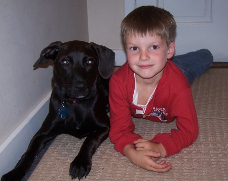 Rob and our dog Lola