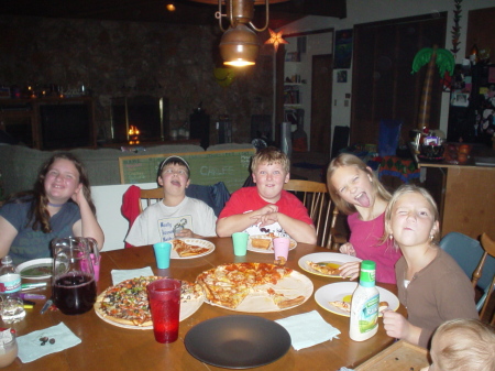 Pizza Party at my house!