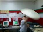 spinning dough at work