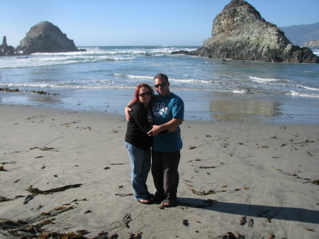 Wife and I in Big Sur