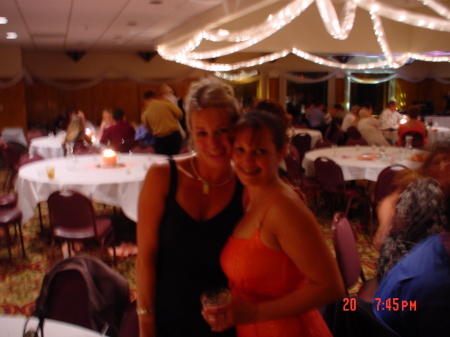 Me and ERin at Cheri's Wedding