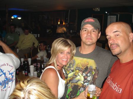 me, my husband Kenny, and our best friend David Childers