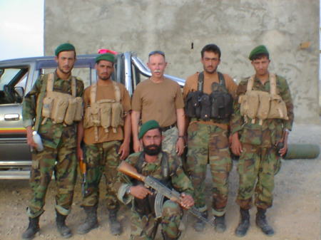 RON WITH AFGHAN SOLDIERS