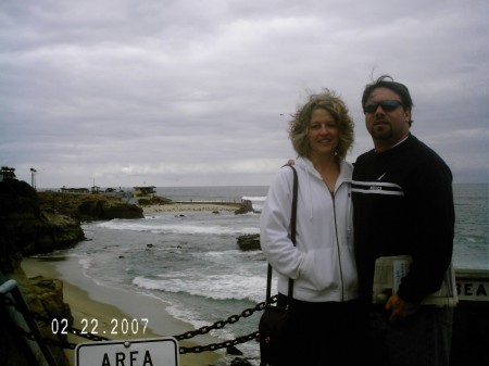Me and my wife Valerie in LaJolla, CA