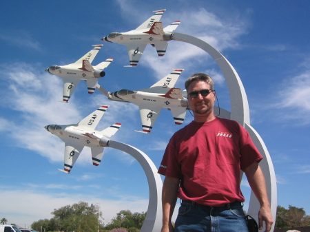 At Nellis AFB, Las Vegas, NV