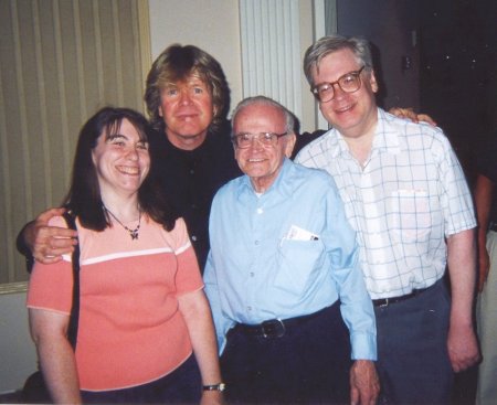 Daughter Beth, Peter Noone, Me and son Rick