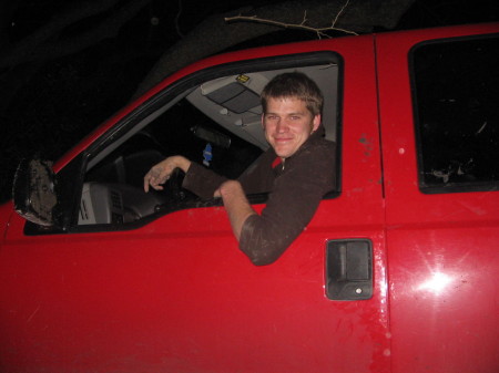 Brian trying to abscond with my truck! He eventually did "borrow it" to move...but never returned it. So looking for another one.