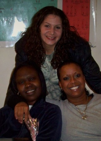 Tasha and Dana, 2 of my classmates at my massage school.