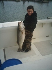 My son with his big catch