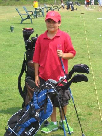 My son and his favorite sport