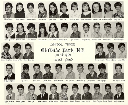 1969 School #3 6th Grade