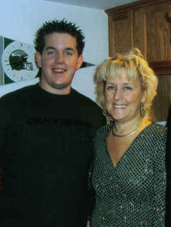 Christmas Eve 2007, Me & my 22 yr old son Jay