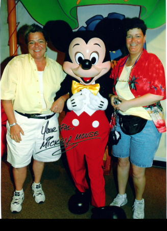 My Partner and I with the Big Mouse