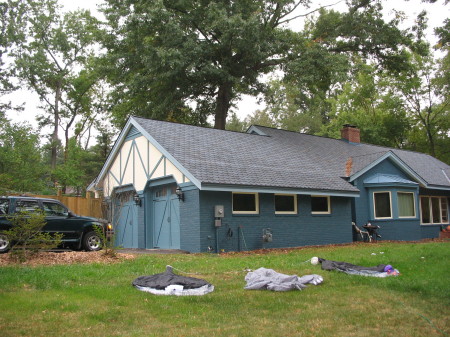 The new garage