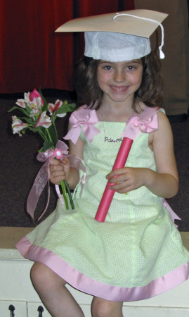 Haley Graduates to Kindergarten