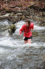 crossing the river