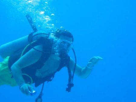 Diving in Cozumel.