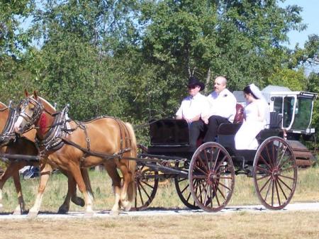 Here comes the bride!