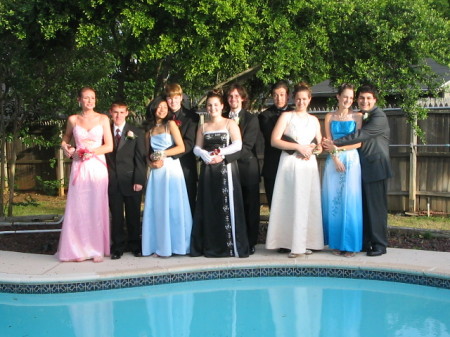 Nathan and his Prom Friends