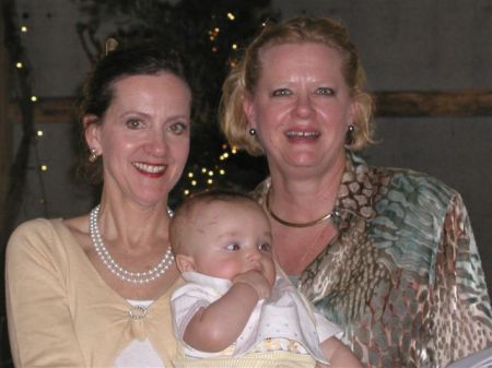 My sister, Beth and Allyn with Beth's grandson