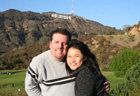 Hollywood Hills ... with my friend Rose