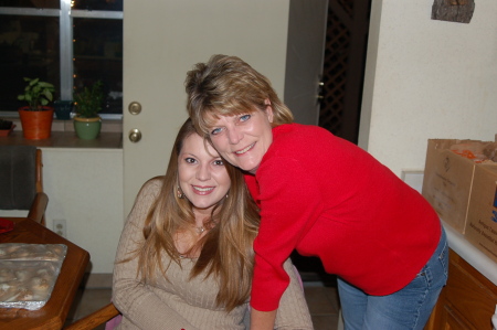 Jenna and me - Christmas 2006
