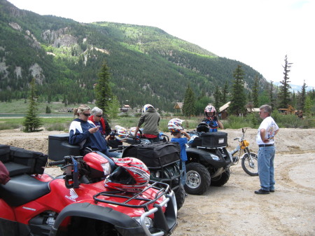 The gang at Lake City Colorado